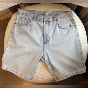Zara Blue Denim Shorts Size 34